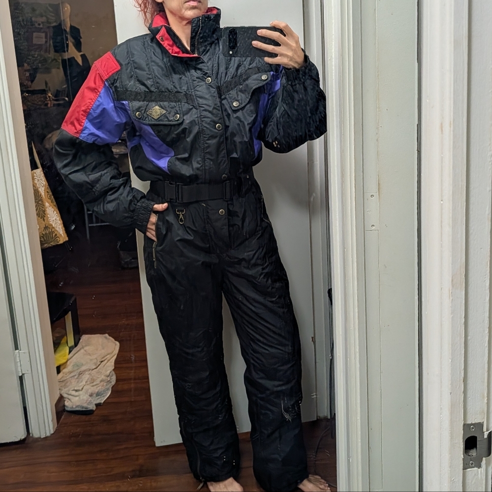 Vtg 80s Jupa Sports Retro Skisuit Snowsuit Unisex Gorpcore Colorblock 40